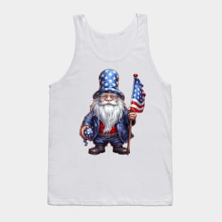 4th of July Gnome #4 Tank Top